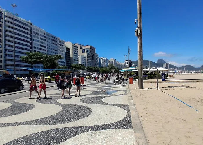 Conforto, Praia e Espaço para 6 em Copacabana Rio de Janeiro